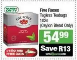 SuperSpar Five Roses Tagless Teabags offer