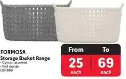 Makro FORMOSA Storage Basket Range offer