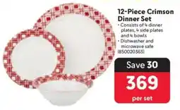 Makro Crimson Dinner Set offer