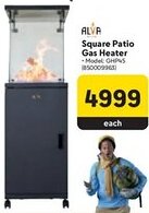 Makro ALVA Square Patio Gas Heater offer