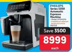 Makro PHILIPS Series 3200 Automatic Espresso Machine offer