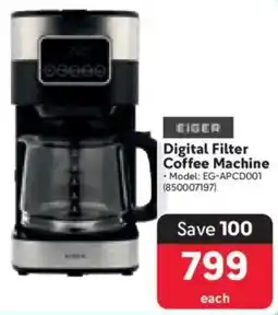 Makro EIGER Digital Filter Coffee Machine offer