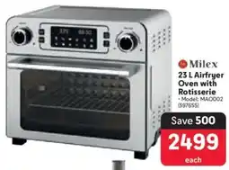 Makro Milex Airfryer Oven with Rotisserie offer