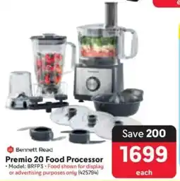 Makro Bennett Read Premio 20 Food Processor offer