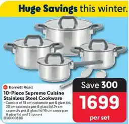 Makro Bennett Read Supreme Cuisine Stainless Steel Cookware offer