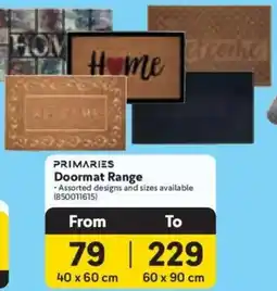 Makro PRIMARIES Doormat Range offer
