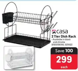 Makro Casa 2 Tier Dish Rack offer