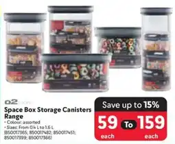 Makro Space Box Storage Canisters Range offer