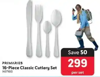 Makro PRIMARIES Classic Cutlery Set offer