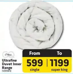 Makro Ultrafine Duvet Inner Range offer