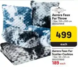 Makro HOME LIVING Aurora Faux Fur Throw offer