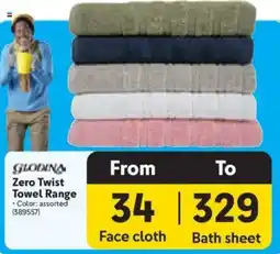 Makro GLODINA Zero Twist Towel Range offer