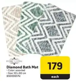 Makro HOME LIVING Diamond Bath Mat offer