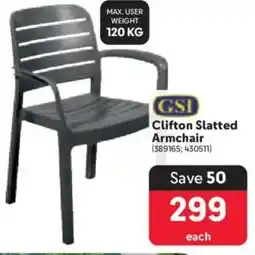 Makro GSI Clifton Slatted Armchair offer