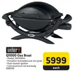 Makro Weber Q1000 Gas Braai offer