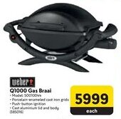 Makro Weber Q1000 Gas Braai offer