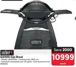 Makro Weber Q3000 Gas Braai offer