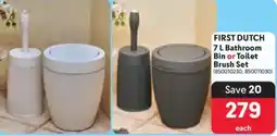 Makro FIRST DUTCH Bathroom Bin or Toilet Brush Set offer