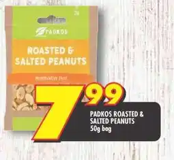 Shoprite PADKOS ROASTED & SALTED PEANUTS offer