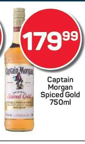 Pick n Pay Captain Morgan Spiced Gold 750ml offer