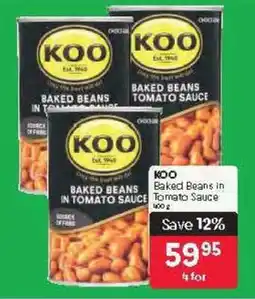 Makro Koo Baked Beans in Tomato Sauce offer