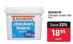 Makro RAINBOW Chicken Livers Tub offer