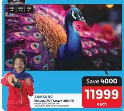Makro Samsung 190 cm (75) Smart UHD TV offer