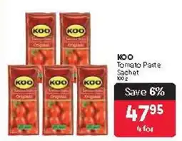 Makro KOO Tomato Paste Sachet offer