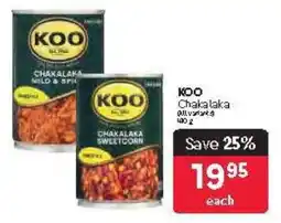 Makro KOO CHAKALAKA offer