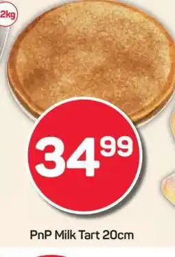 Pick n Pay Hypermarket PnP Milk Tart 20cm offer