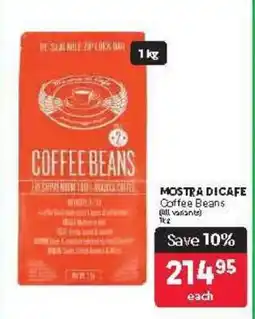 Makro MOSTRA DICAFE Coffee Beans offer