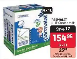 Makro Parmalat UHT Growth Milk offer
