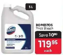 Makro Domestos Thick Bleach offer