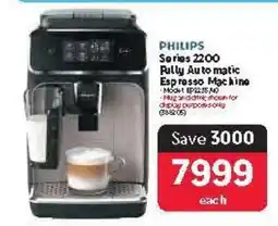 Makro PHILIPS Series 2200 Fully Automatic Espresso Machine offer