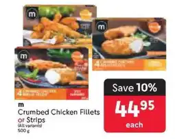 Makro m Crumbed Chicken Fillets or Strips offer