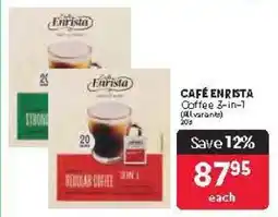 Makro CAFÉ ENRISTA Coffee 3-in-1 offer