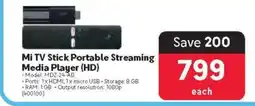 Makro Mi TV Stick Portable Streaming Media Player (HD) offer