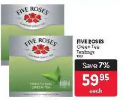 Makro FIVE ROSES Green Tea Teabags offer