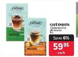 Makro CAFÉ ENRISTA Cappuccino offer