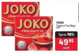 Makro Joko Tagless Tea Bags offer