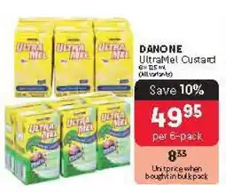 Makro DANONE Ultramel Custard offer