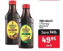 Makro MRS BALL'S CHUTNEY offer