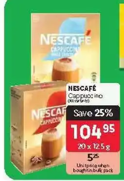Makro NESCAFÉ Cappuccino offer