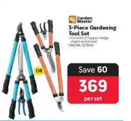 Makro Garden Master 3-Piece Gardening Tool Set offer