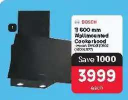Makro Bosch 1l 600 mm Wallmounted Cookerhood offer