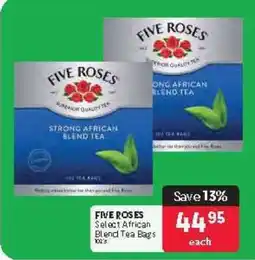 Makro FIVE ROSES Select African Blend Tea Bags offer