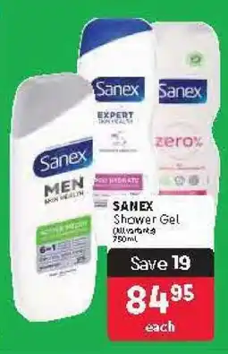 Makro Sanex Shower Gel offer