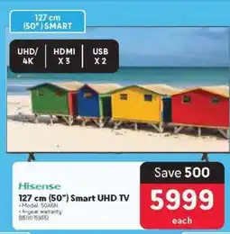 Makro Hisense 127 cm (50) Smart UHD TV offer