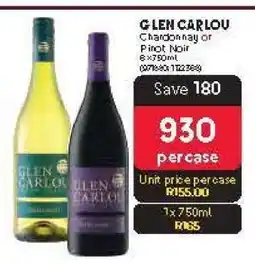 Makro GLEN CARLOU Chardonnay or Pinot Noir offer