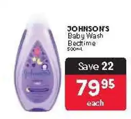 Makro JOHNSON'S Baby Wash Bedtime offer
